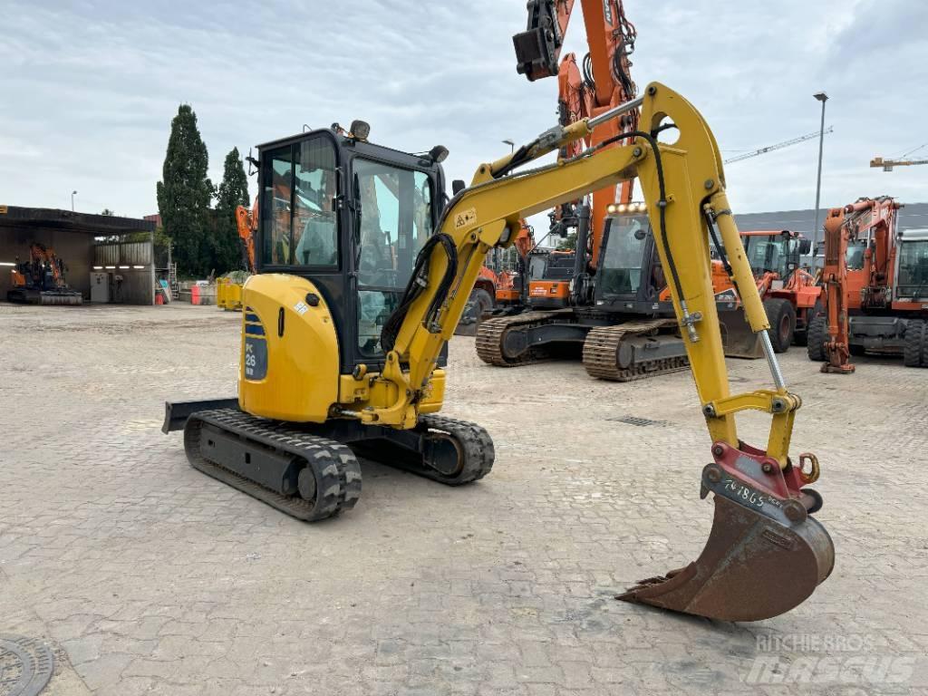 Komatsu PC26MR-3 Mini rýpadla < 7t