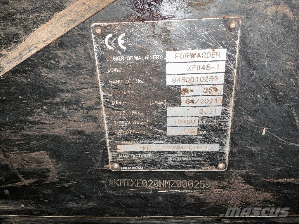 Komatsu 845 Vyvážecí traktory