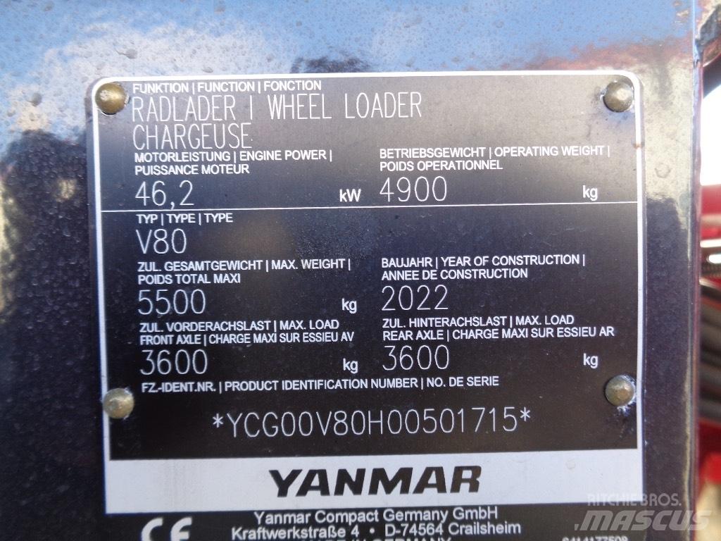 Yanmar V80 Kolové nakladače