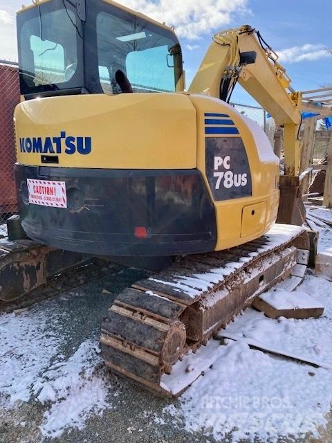 Komatsu PC 78 Pásová rýpadla