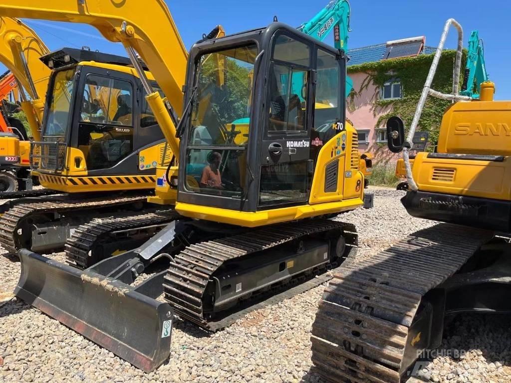 Komatsu PC 70 Pásová rýpadla