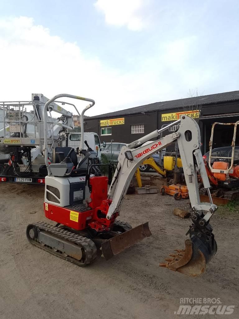 Takeuchi TB210R Mini rýpadla < 7t