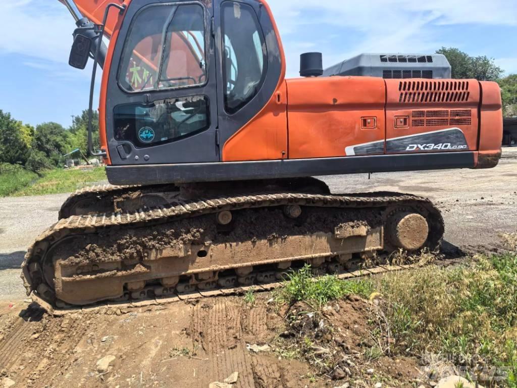 Doosan DX 340 LC Pásová rýpadla