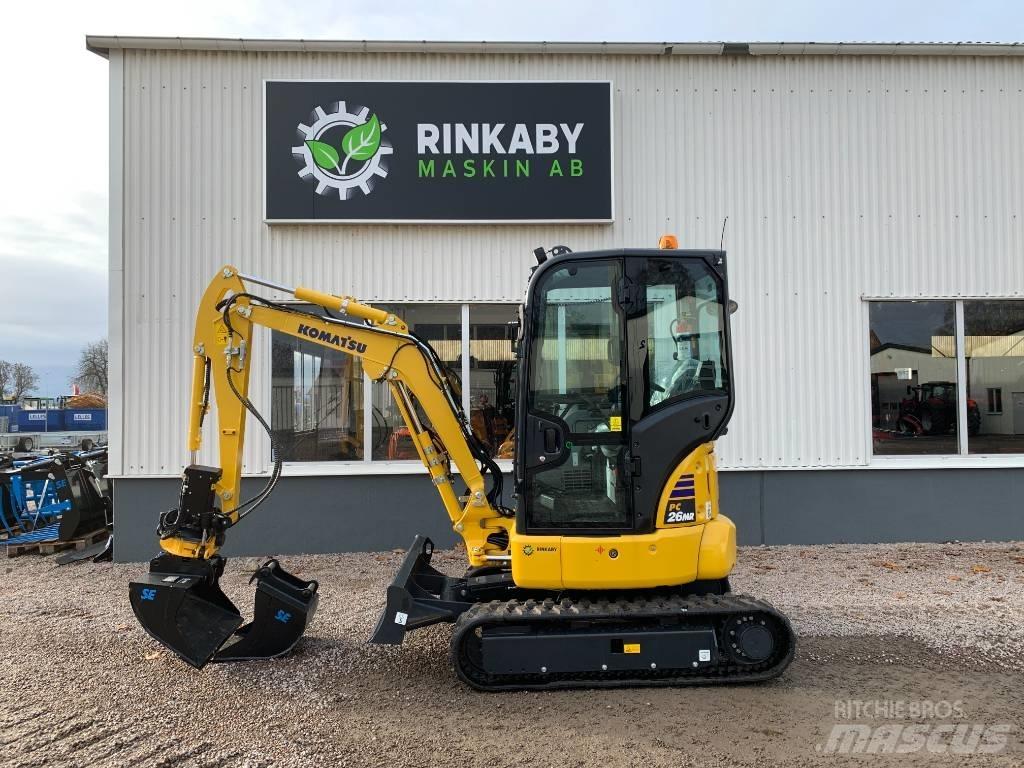 Komatsu PC26 MR-5 Mini rýpadla < 7t
