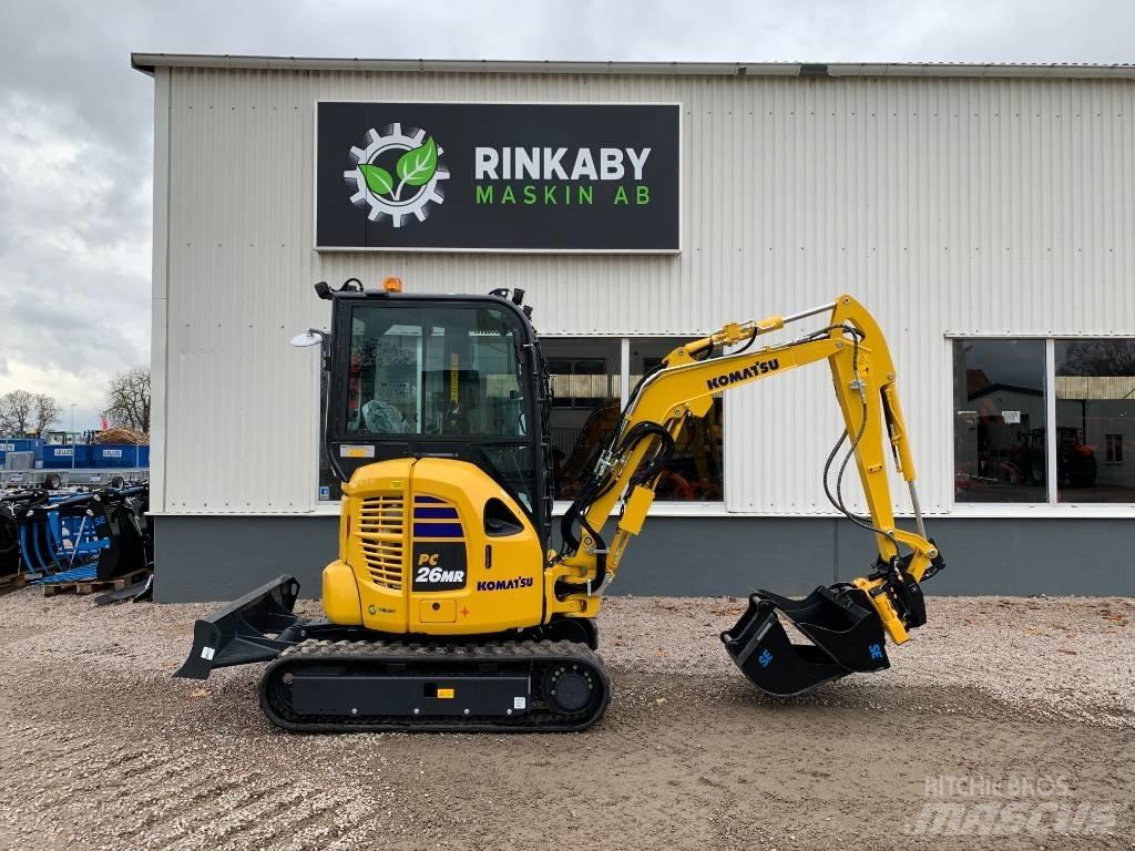 Komatsu PC26 MR-5 Mini rýpadla < 7t
