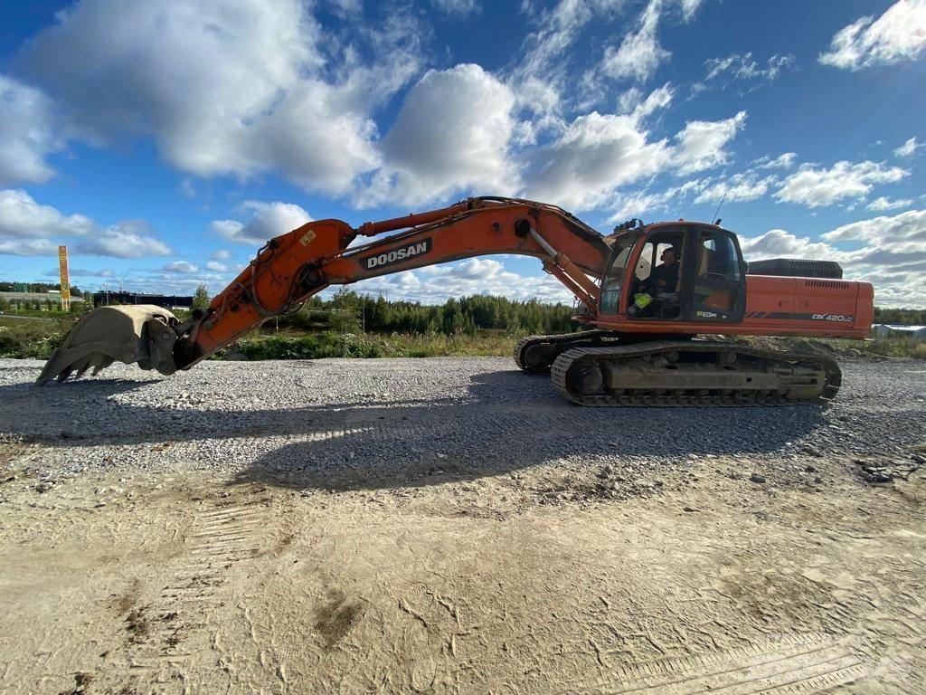Doosan DX420LC Pásová rýpadla