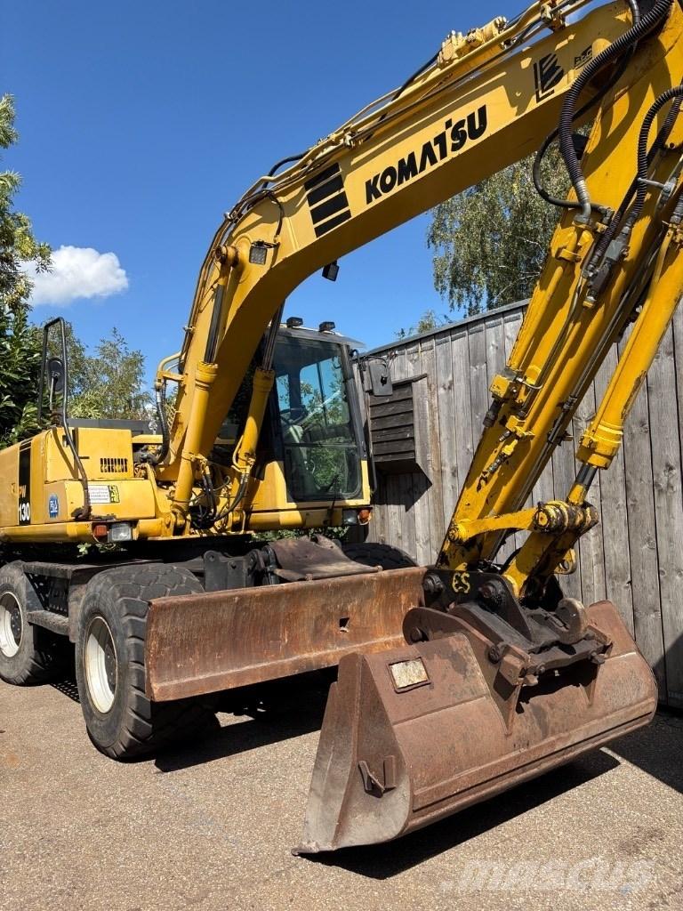 Komatsu PW 130-7K Kolová rýpadla