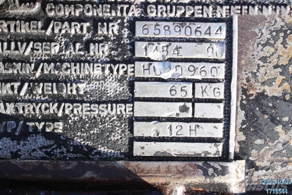 Huddig 960 Podvozky a zavěšení kol