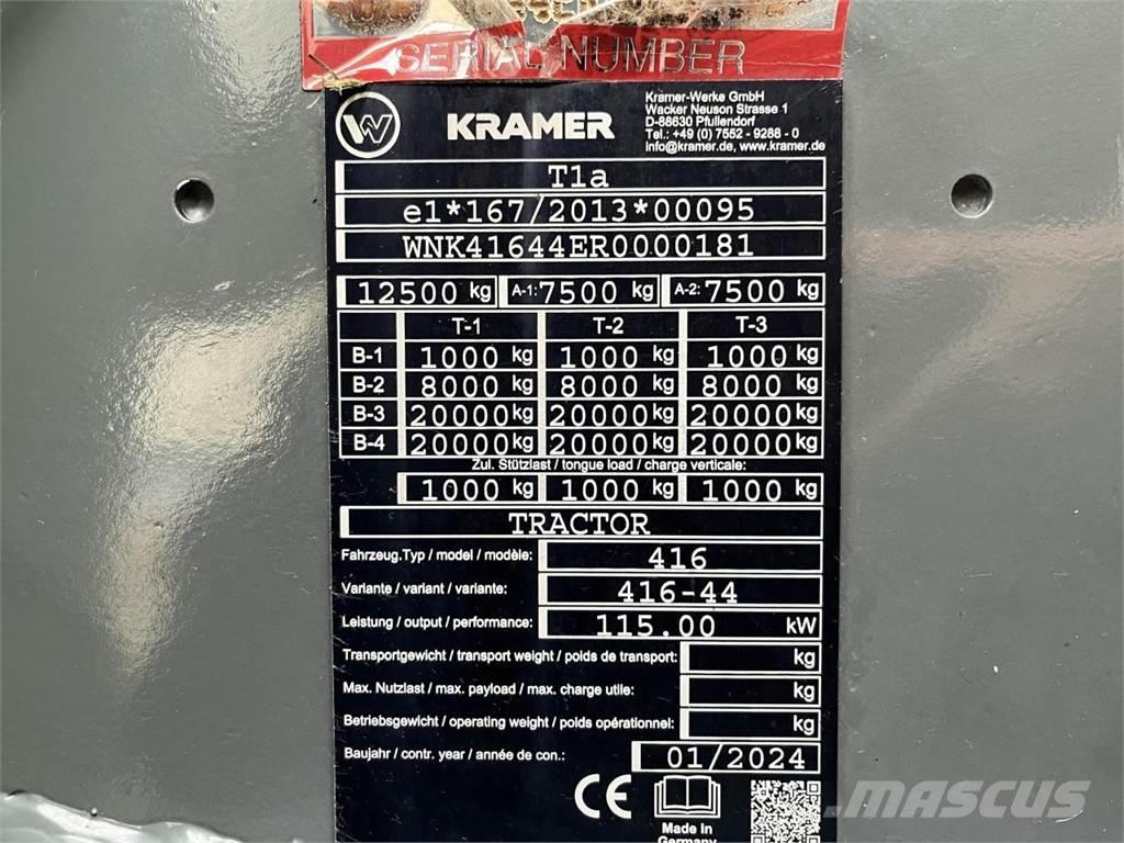Kramer KT557 Teleskopické nakladače pro zemědělství