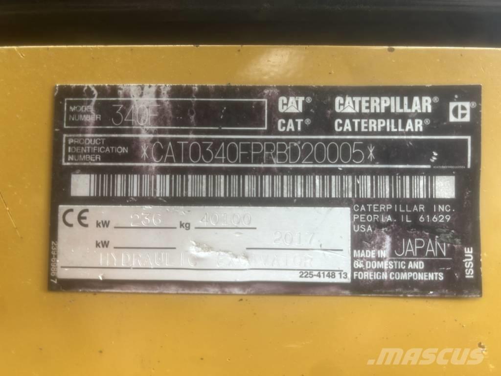 CAT 340 UHD Pásová rýpadla