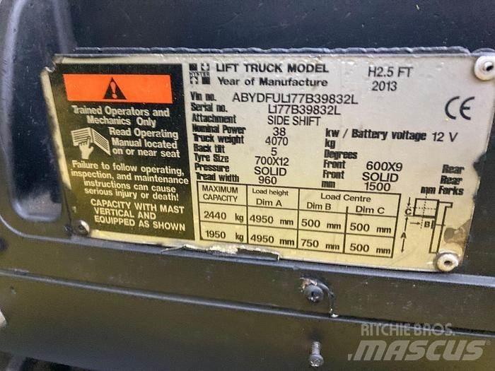 Hyster H2.5Ft Ručně vedené vysokozdvižné vozíky