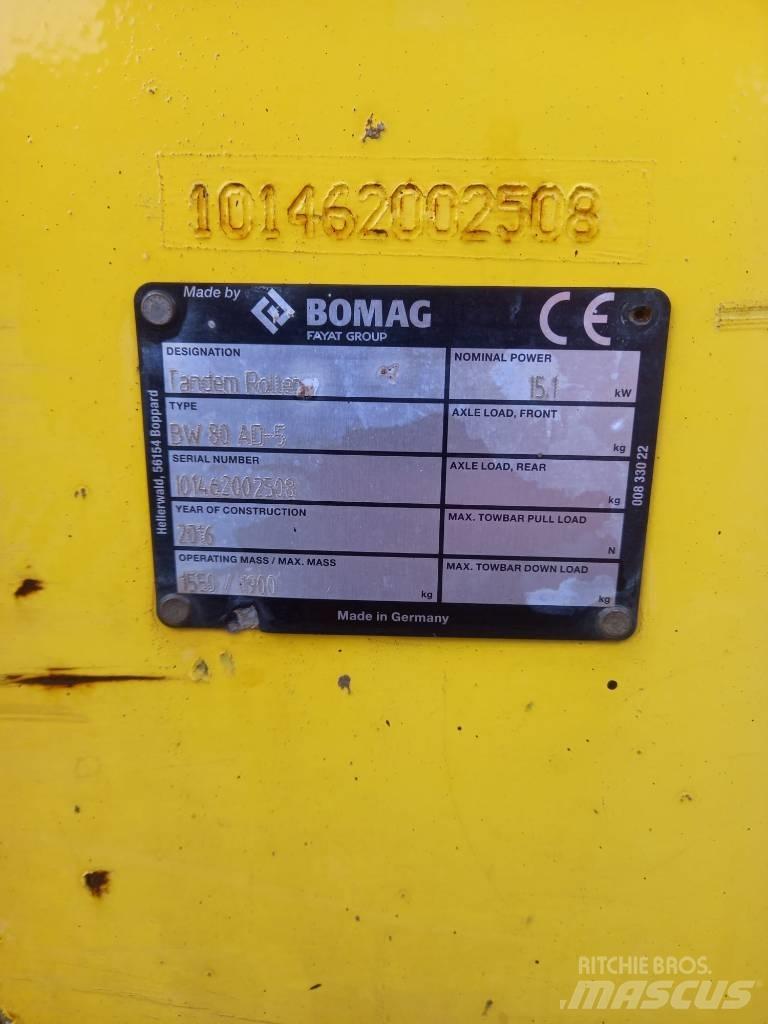 Bomag BW 80 AD-5 Tandemové válce