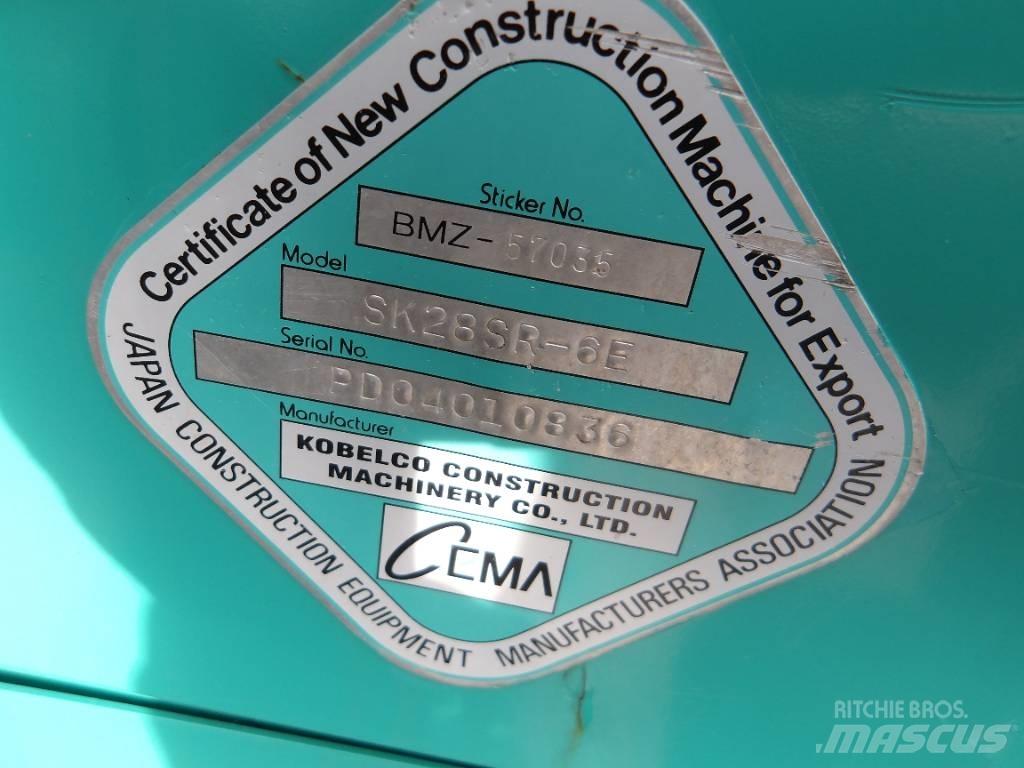 Kobelco SK 28 SR Mini rýpadla < 7t