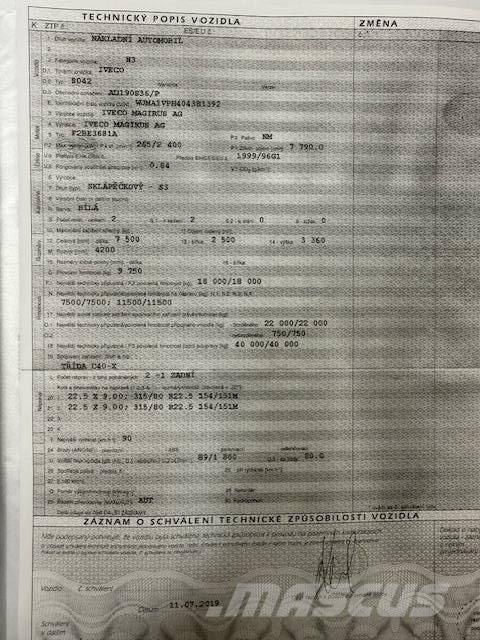 Iveco MAGIRUS Autojeřáby, hydraulické ruky