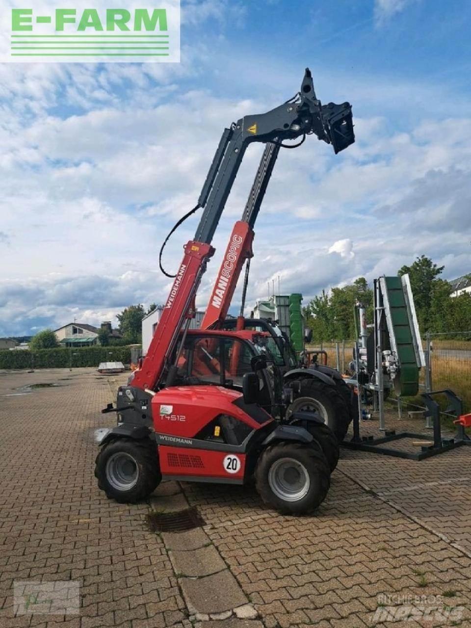 Weidemann t 4512 Teleskopické nakladače pro zemědělství