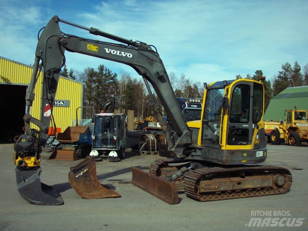 Volvo ECR 88 Midi rýpadla 7t - 12t