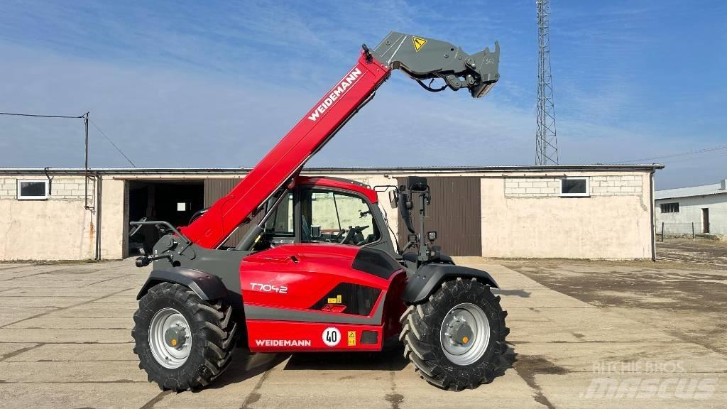 Weidemann T 7042 Teleskopické nakladače pro zemědělství