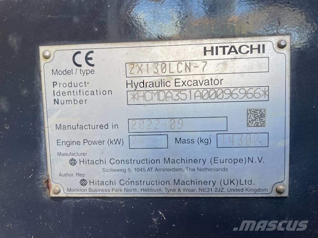 Hitachi ZX 130 LCN-7 Pásová rýpadla