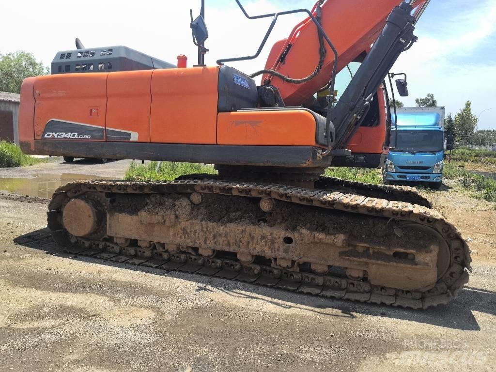 Doosan dx340lc-9c Pásová rýpadla