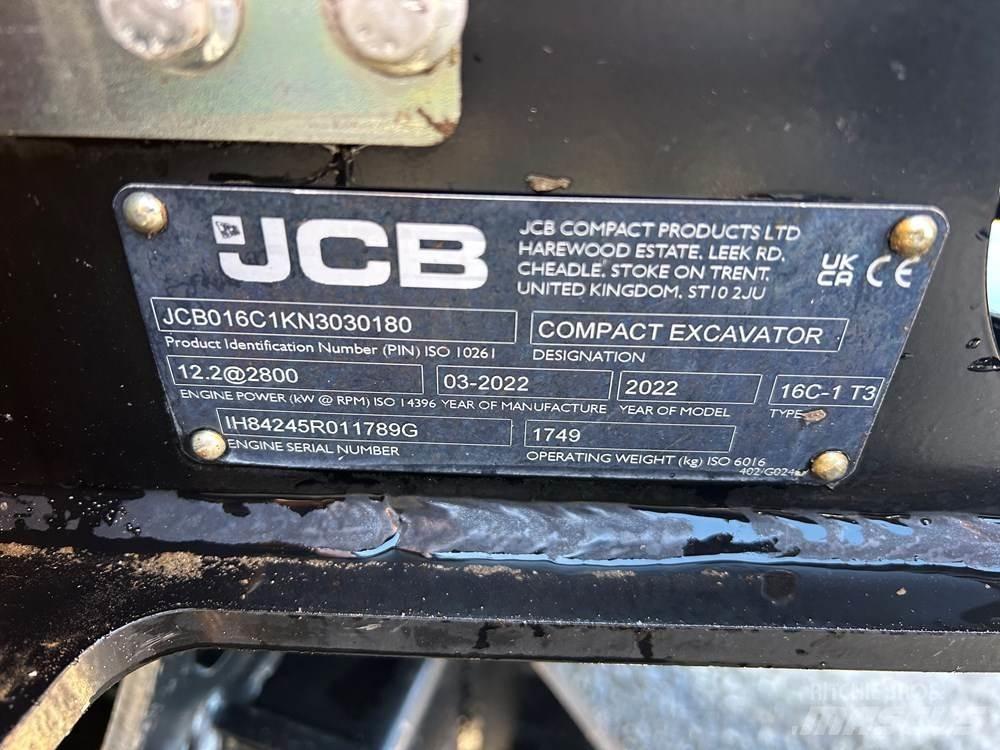 JCB 16C-1 Mini rýpadla < 7t