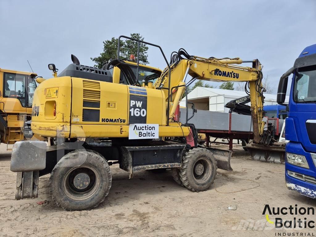 Komatsu PW160 Kolová rýpadla