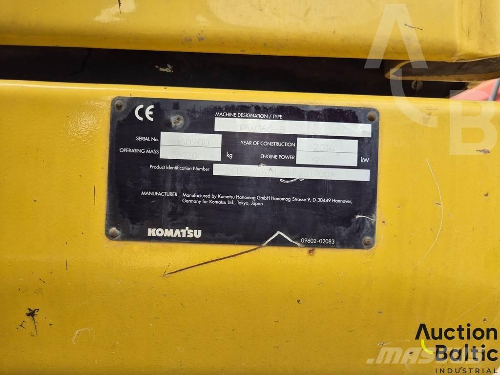 Komatsu PW160 Kolová rýpadla