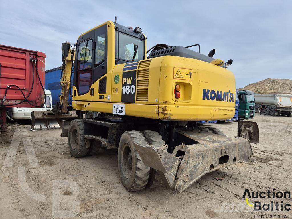 Komatsu PW160 Kolová rýpadla