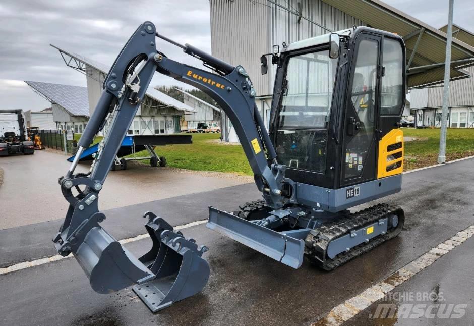 Eurotrac HE 18 Mini rýpadla < 7t