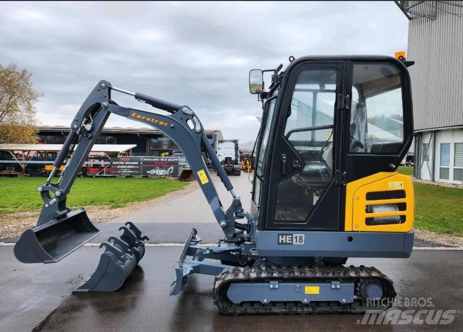 Eurotrac HE 18 Mini rýpadla < 7t