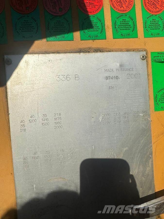 Potain 336 B Stavební jeřáby