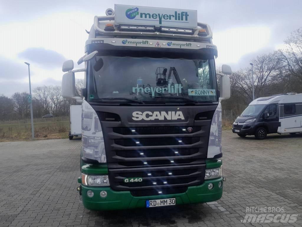 Scania G 440 Valník s navijákem