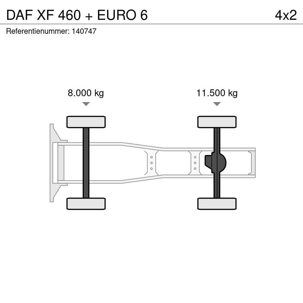 DAF XF 460 + EURO 6 Tahače