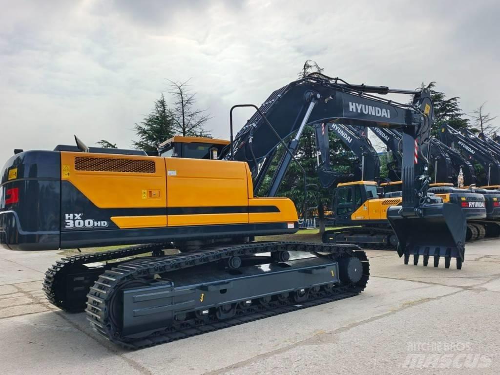 Hyundi HX300 Pásová rýpadla