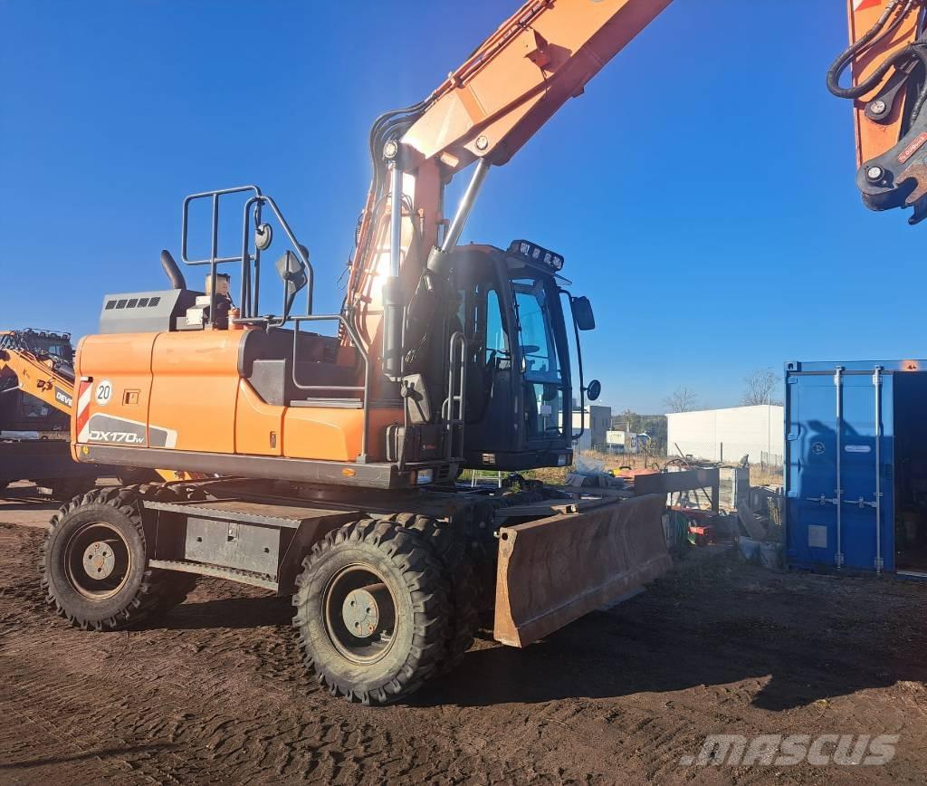 Doosan DX170W-5 Kolová rýpadla