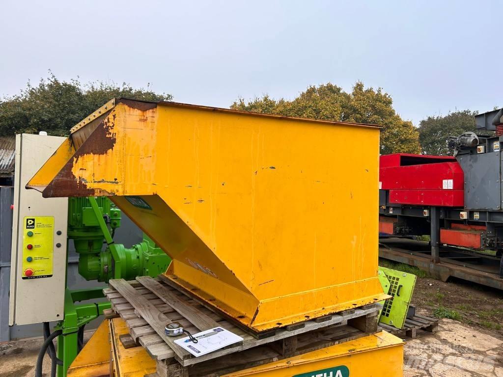 Untha RS50 Feed Hood Motory a jiné součásti