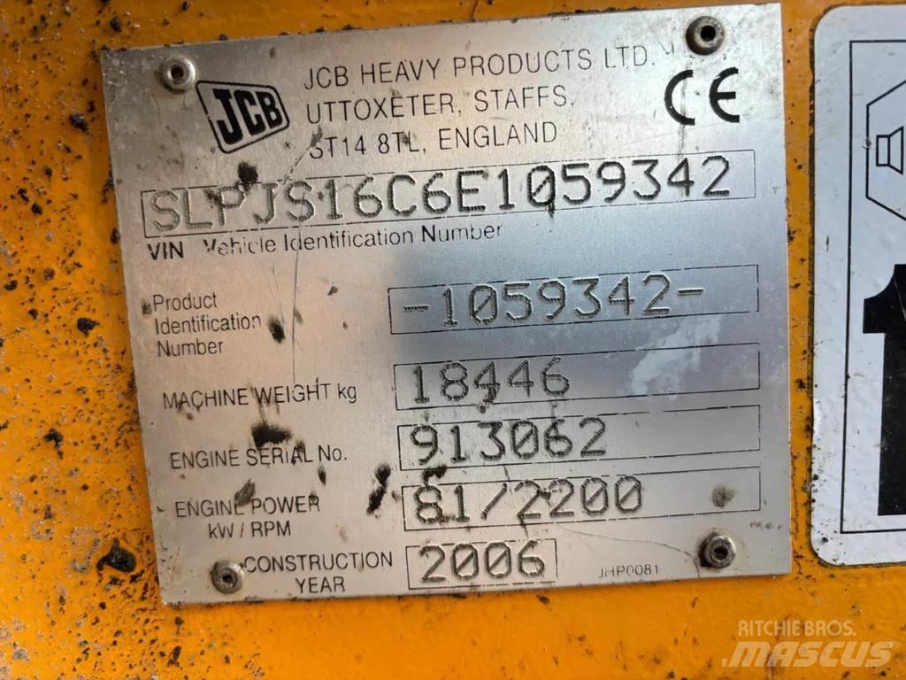 JCB JS160LC Pásová rýpadla