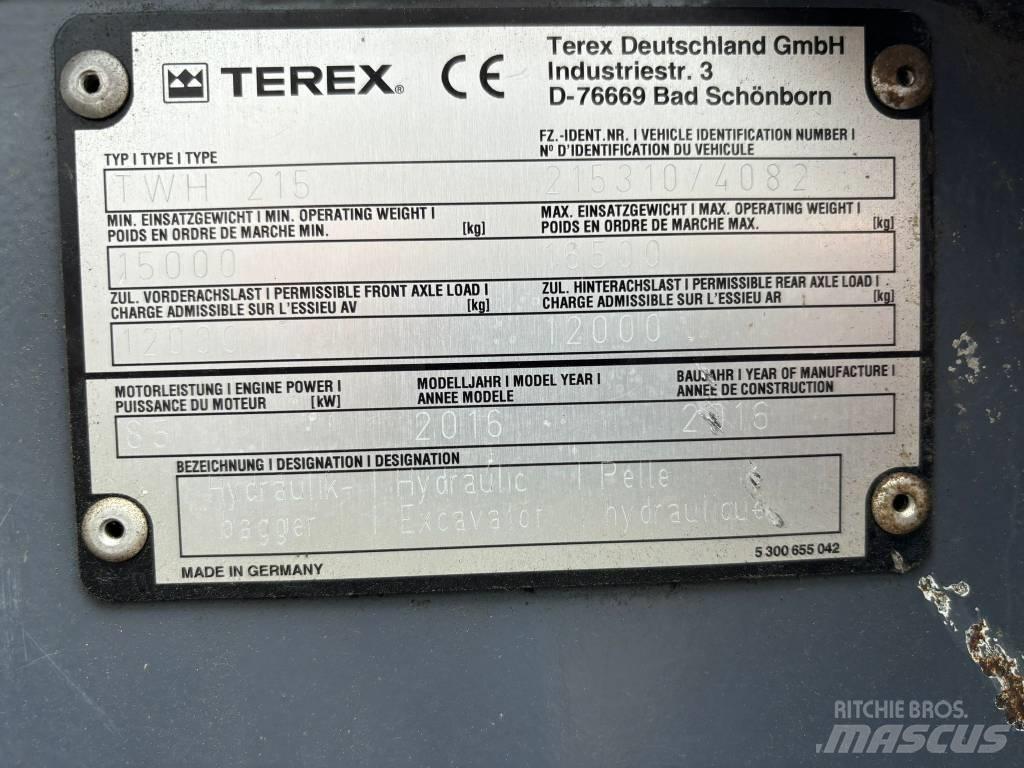 Terex TWH215 Třídící zařízení