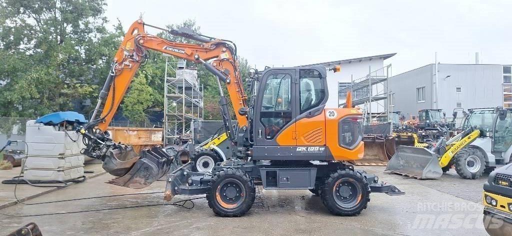 Doosan DX 100 W-7 Kolová rýpadla