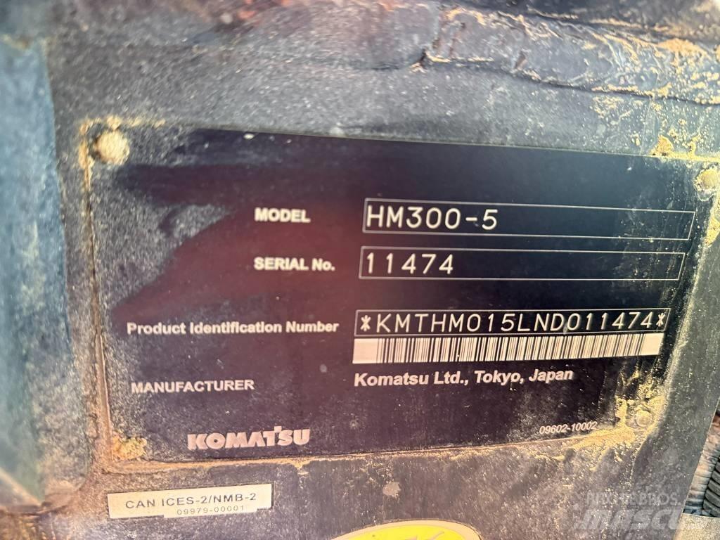 Komatsu HM300-5 Kloubové dempry