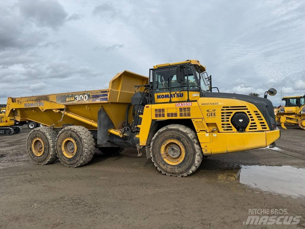 Komatsu HM300-5 Kloubové dempry