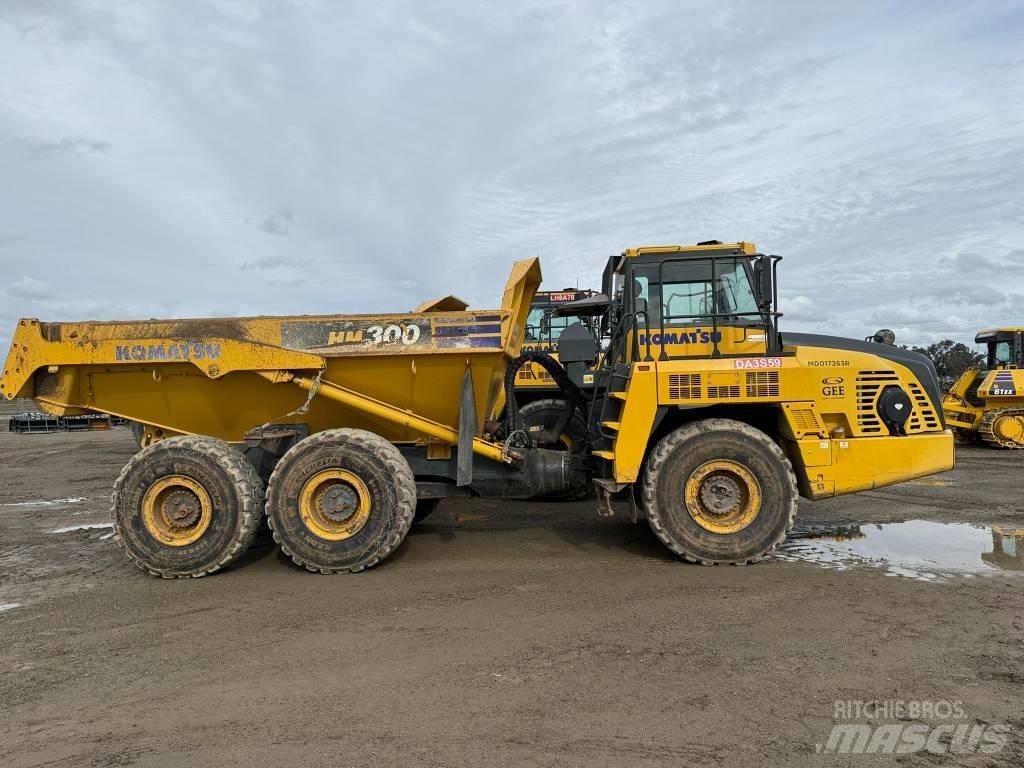 Komatsu HM300-5 Kloubové dempry