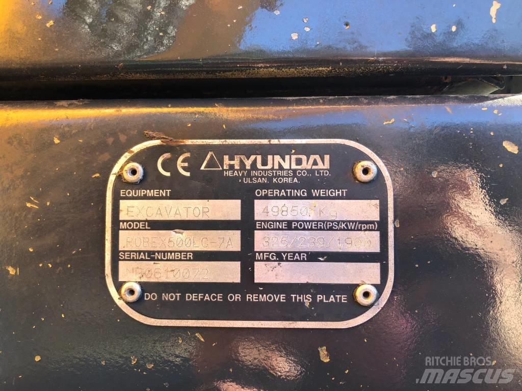 Hyundai R500LC-7A Pásová rýpadla