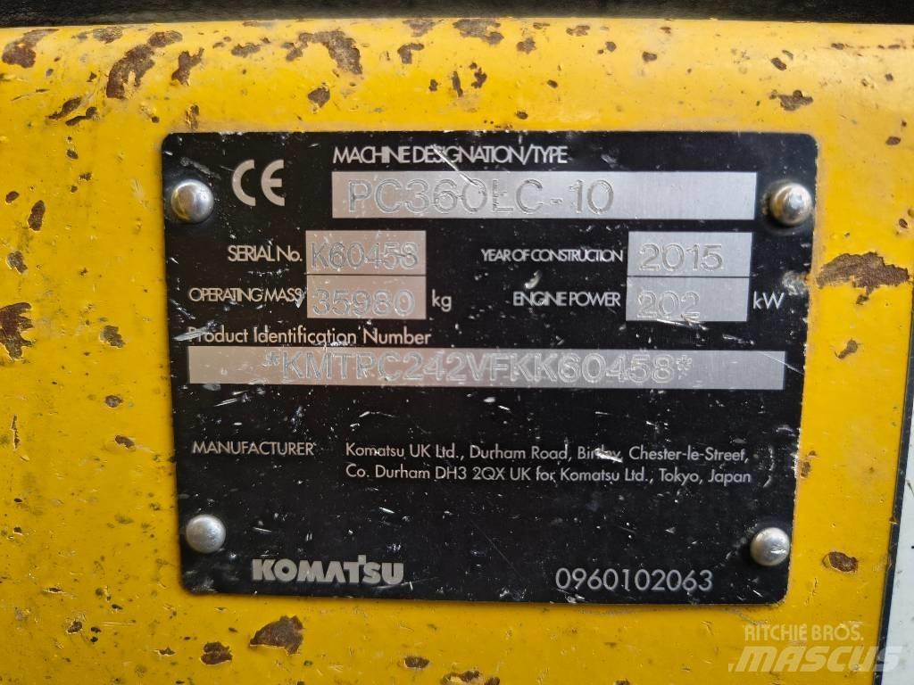 Komatsu PC 360 LC-10 Pásová rýpadla