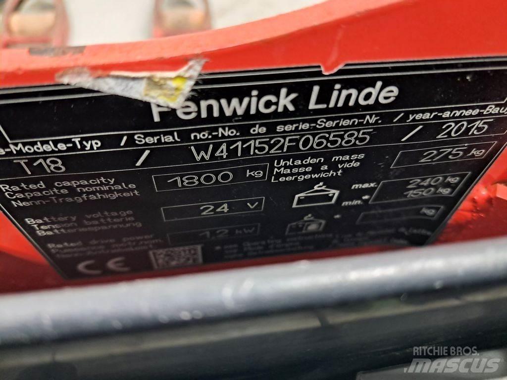 Linde T18 Nízkozdvižný vozík