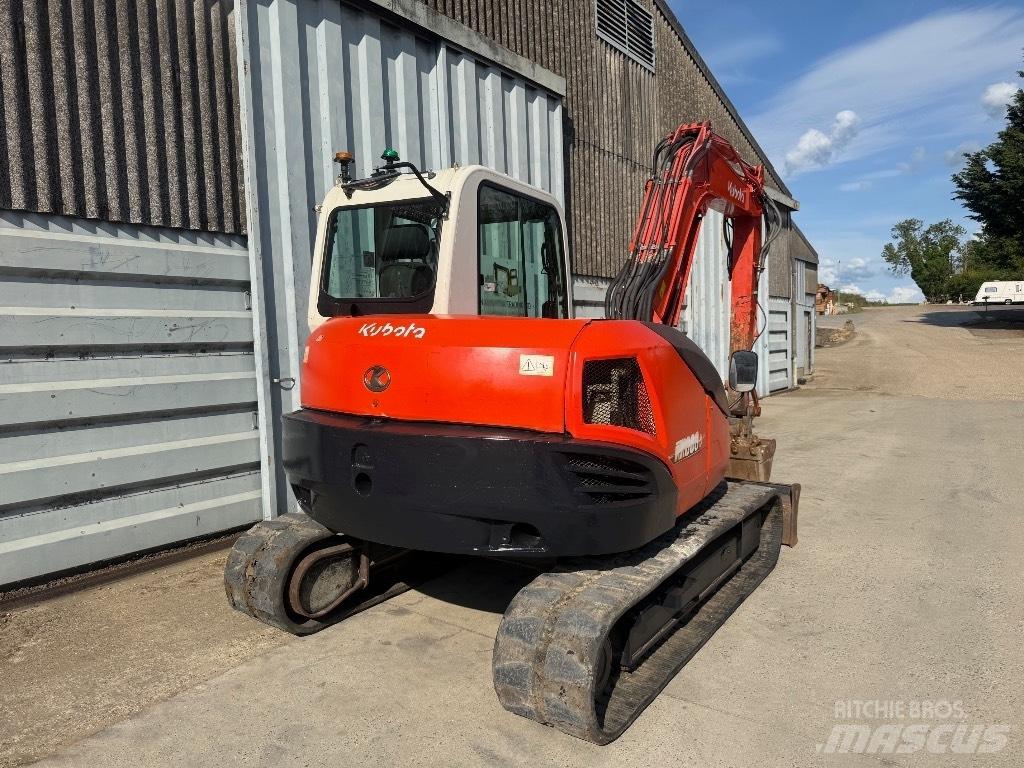 Kubota KX 080 Midi rýpadla 7t - 12t