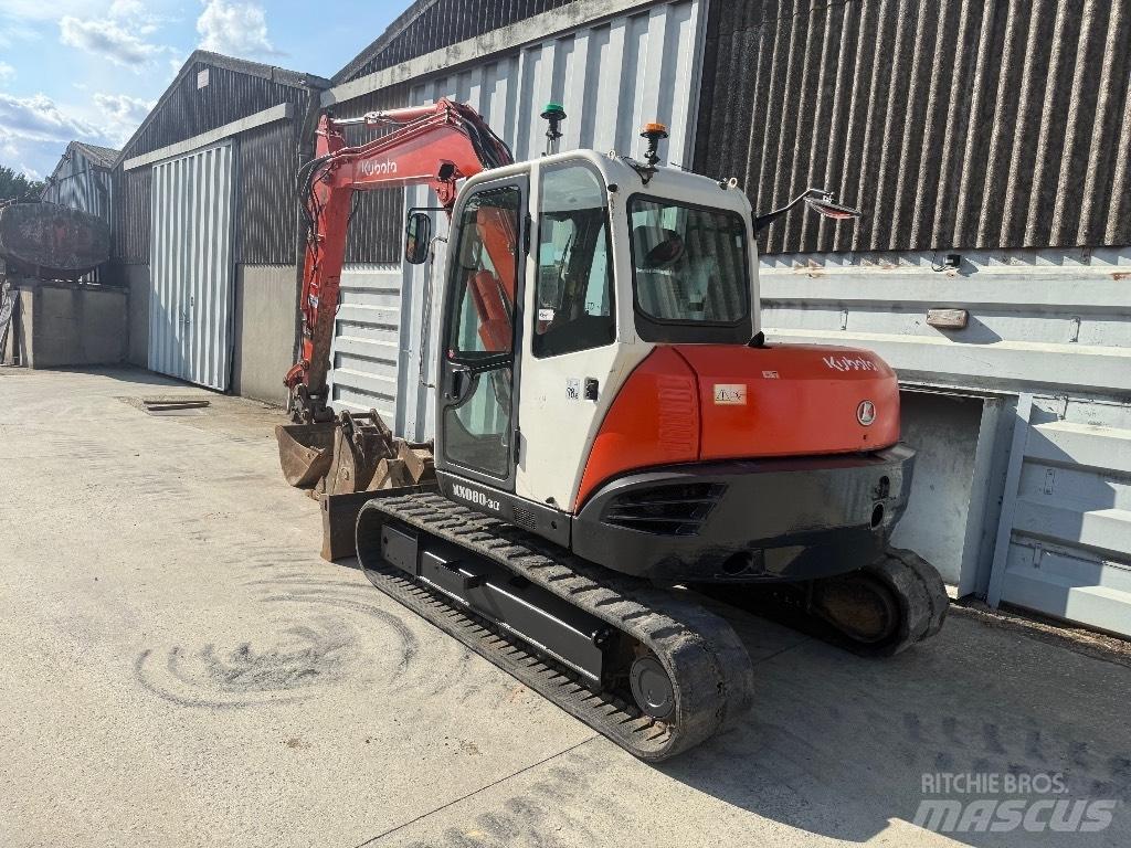 Kubota KX 080 Midi rýpadla 7t - 12t