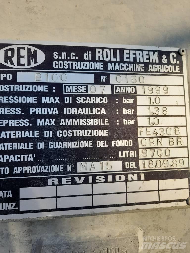 REM RB100 Kalové cisterny