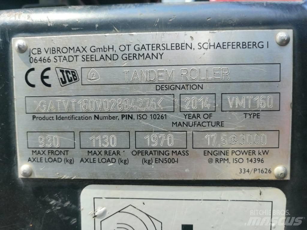 JCB Vibromax vmt 160 Tandemové válce