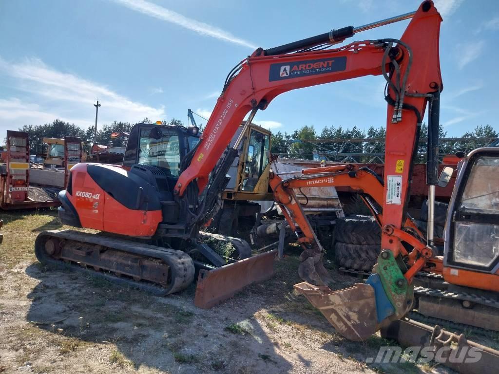 Kubota KX 080-4 Midi rýpadla 7t - 12t