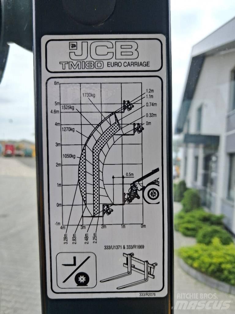 JCB TM 180 Teleskopické nakladače pro zemědělství